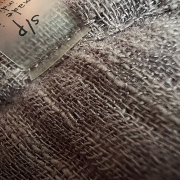 Free People, gray fluffy coat. - Picture 5 of 5